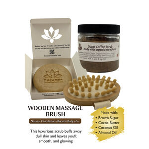 Coffee Gift Set - Coffee Scrub 4 oz, Natural Coffee Soap